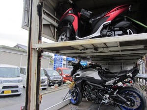 ヤマハのバイクが入荷