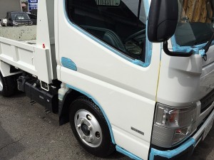 ダンプカーもお任せあれ 車検整備