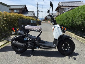 人気のスクーターを納車