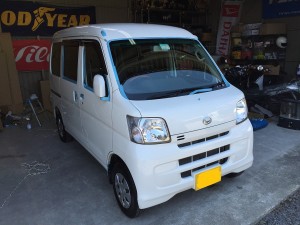 今日もピッカピカ☆ 車検の磨き