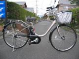 ヤマハ電動自転車パス・リチウムＳです。