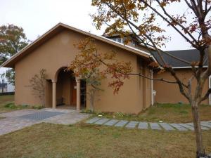 コミュニティサービスセンターでプレゼンが行われました。元々この建物は教会!?だったみたいです。