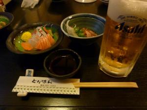 とりはんでの食事