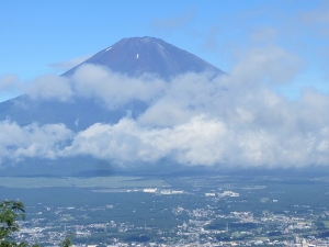 富士山視察