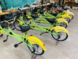 タンデム自転車もお任せください